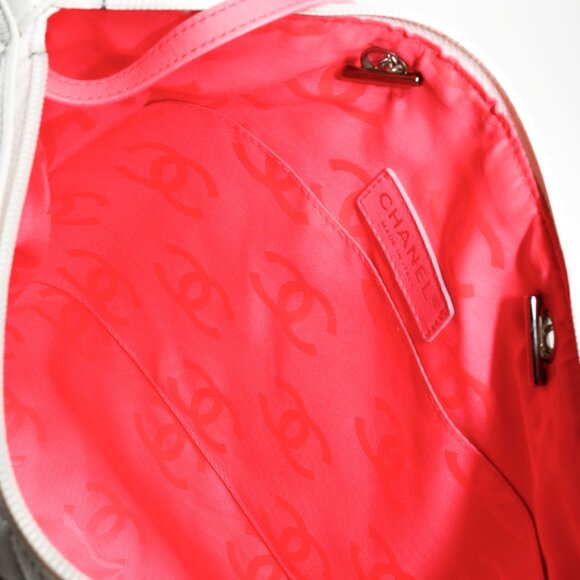 Chanel White & Black Quilted Medium Cambon Tote - Picture 10 of 12